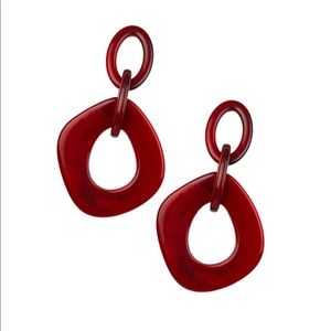Red Acrylic Earrings